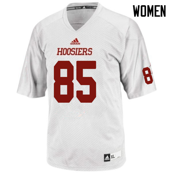 Women #85 Ryan Watercutter Indiana Hoosiers College Football Jerseys Sale-White